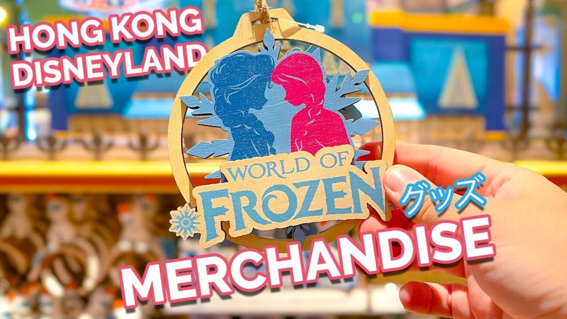 NEW World of Frozen Merchandise Tour at Hong Kong Disneyland!