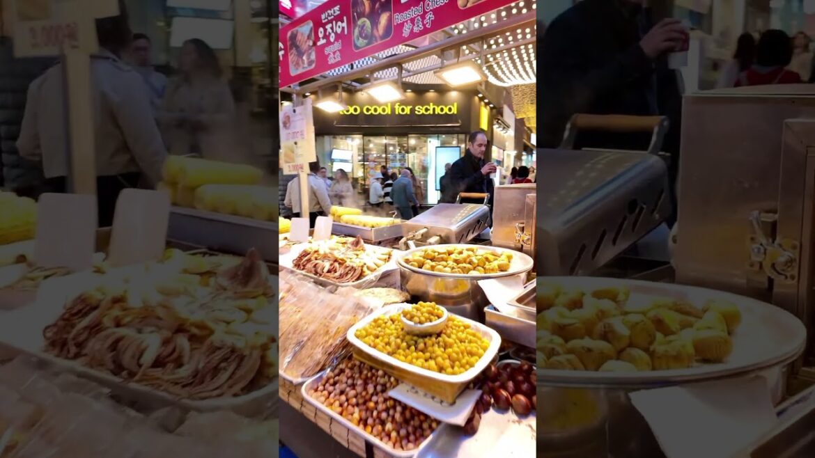 【パリピ】韓国ソウル明洞の屋台　#Shorts