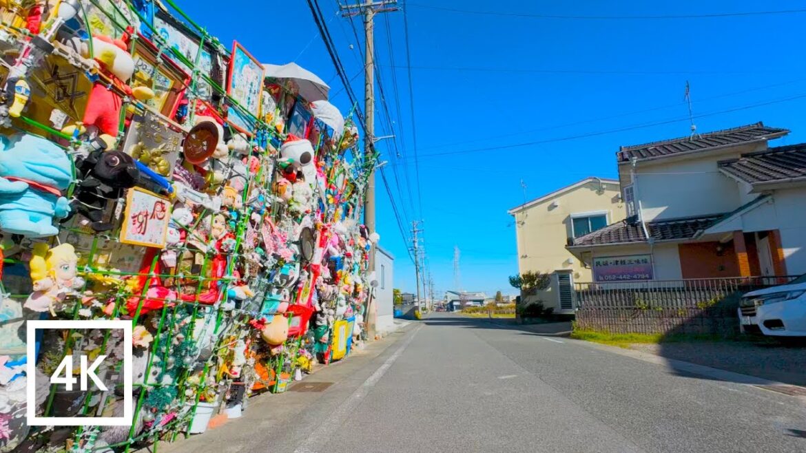 Stroll through the suburbs of Nagoya in the daytime - Nagoya Japan street tour [4K/60fps]