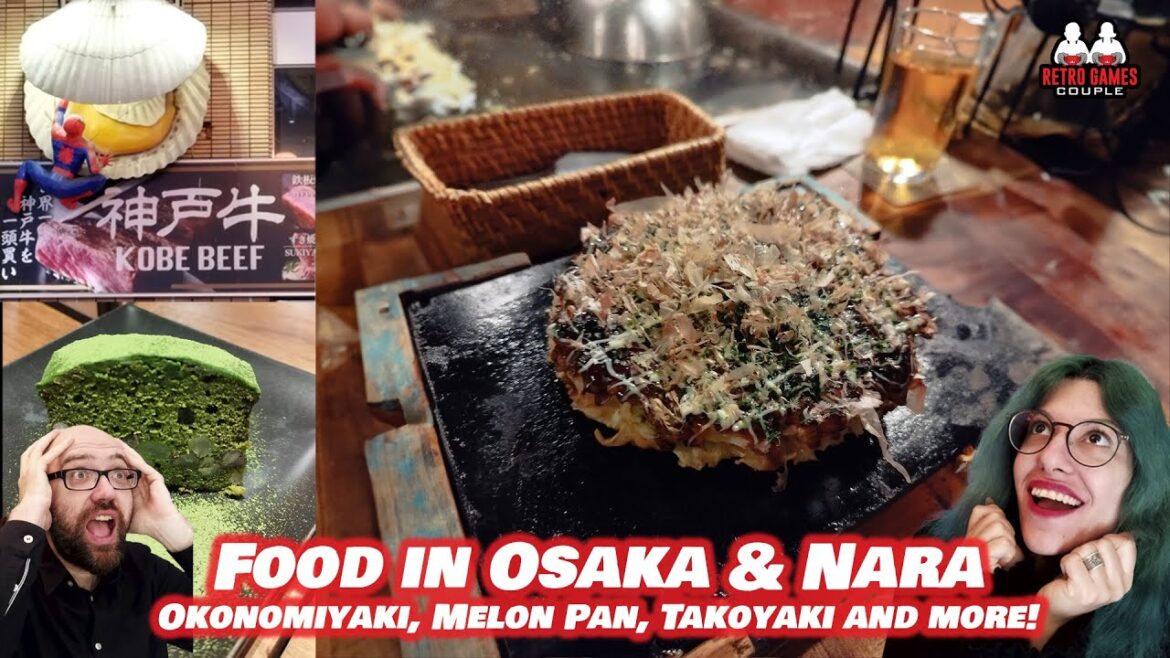 Food In Osaka-Kyoto-Nara: Okonomiyaki, Melon Pan, Takoyaki, McDonald's and more! (RGC Japan.10/2023)