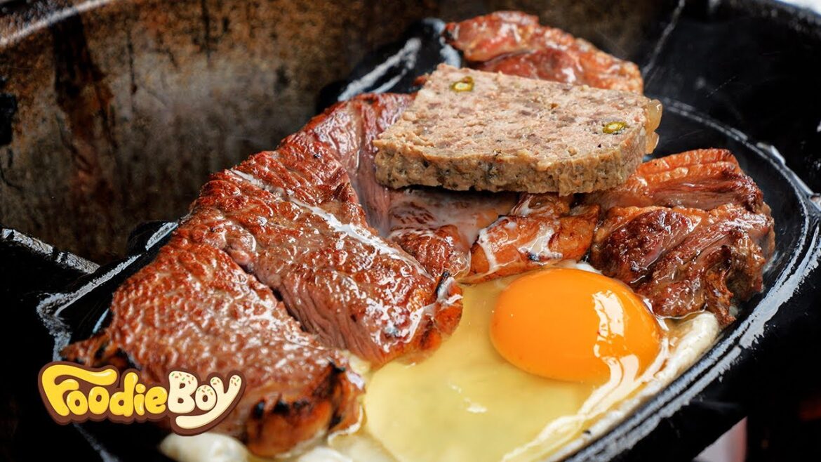 Amazing High Quality Street Food, Beef Steak in Korea, Thai, Vietnam, Taiwan, Japan