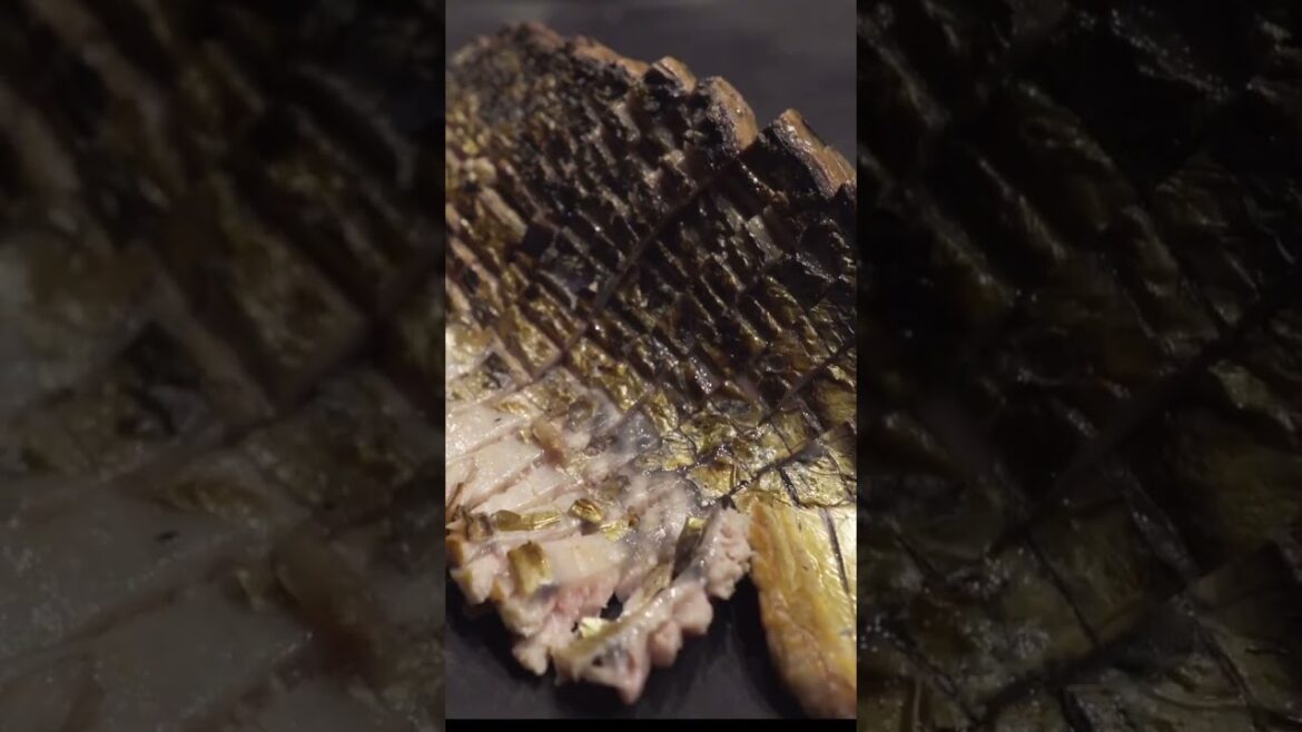 Grilled Bonito on A Straw Mat!!