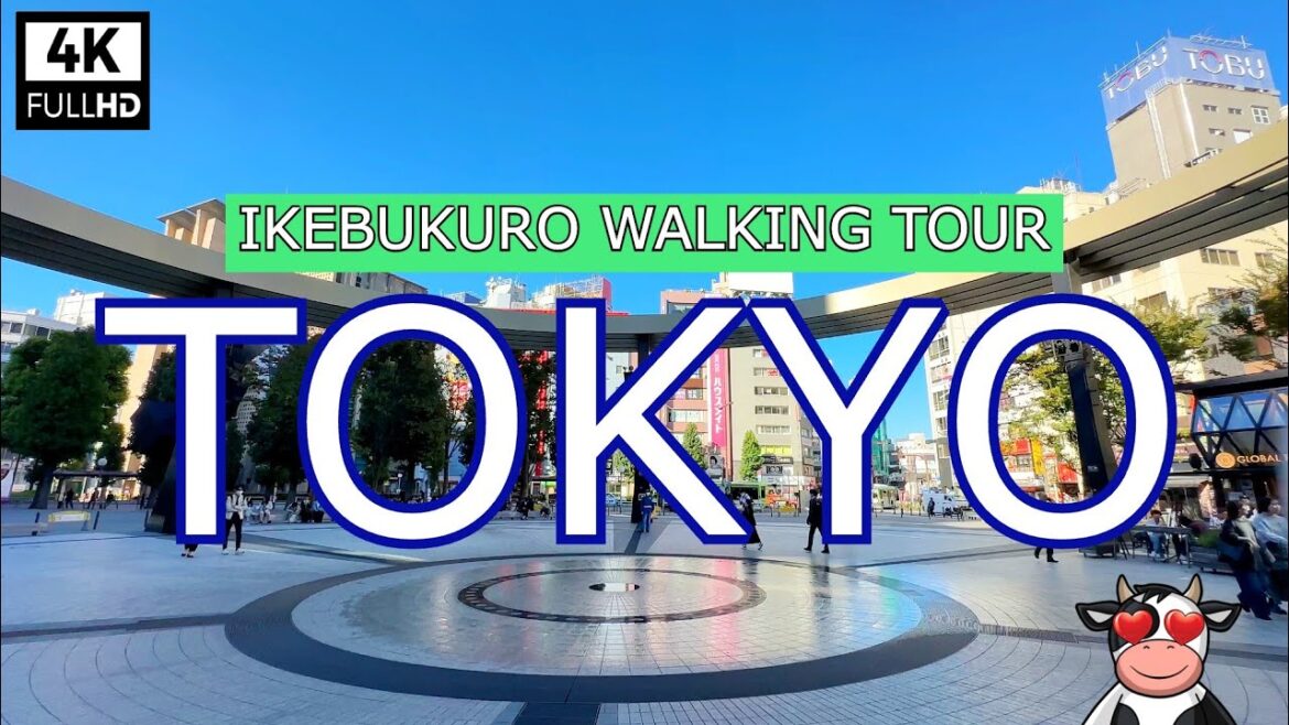 [4K HD] Ikebukuro Walking Tour - TOKYO, JAPAN - Afternoon walk through Ikebukuro!
