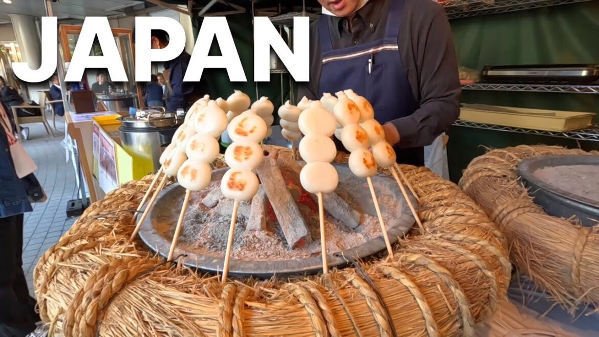 Japanese Street Food | The BEST Japanese Dango Snack at Meiji Jingu Shrine in Shibuya, Tokyo Japanese Street Food | The BEST Japanese Dango Snack at Meiji Jingu Shrine in Shibuya, Tokyo