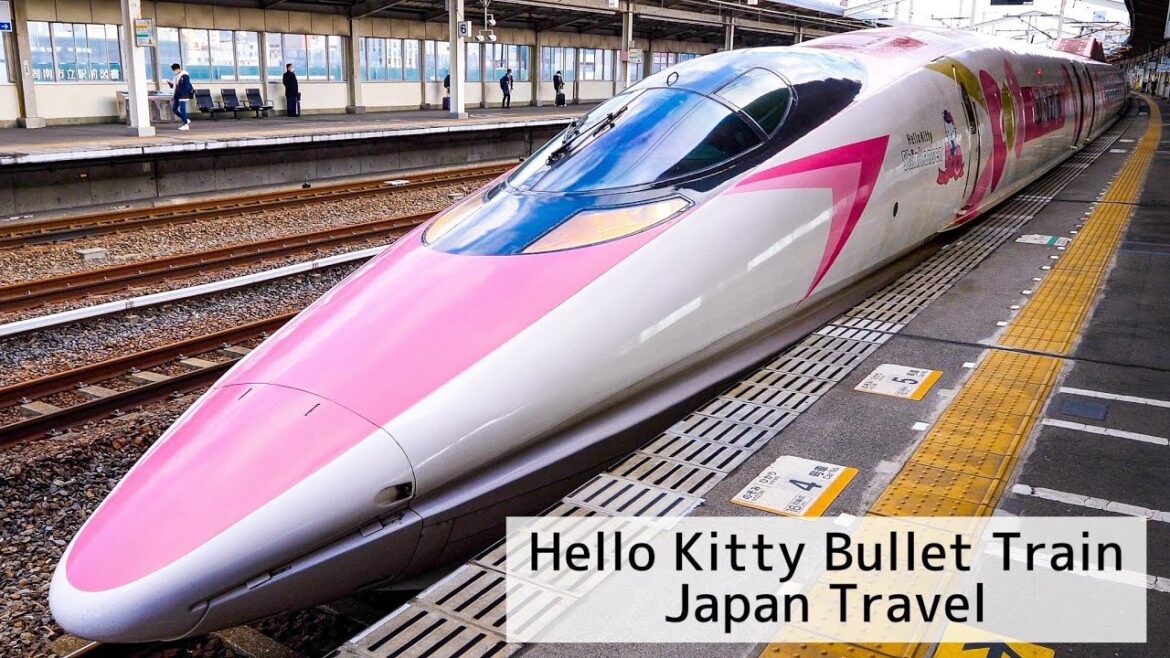 【めっちゃkawaii】ハローキティ新幹線号に乗った。| 西日本