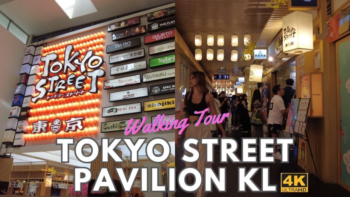 Pavilion Kuala Lumpur Tokyo Street Walking Tour in 4K (November 2023)