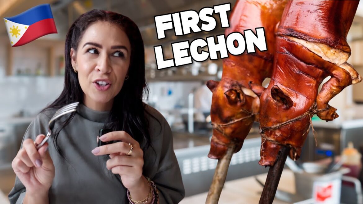 American Mom’s First Time Trying Lechon in the Philippines, BUT then this happened ๐ต๐ญ American Mom's First Time Trying Lechon in the Philippines, BUT then this happened ๐ต๐ญ