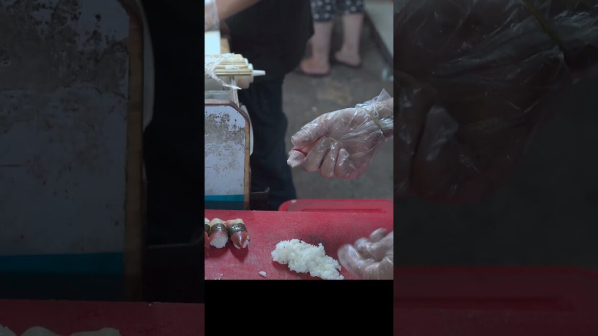Japanese Sushi Hand Made - VIETNAM - Click the Link for More Street Food Video