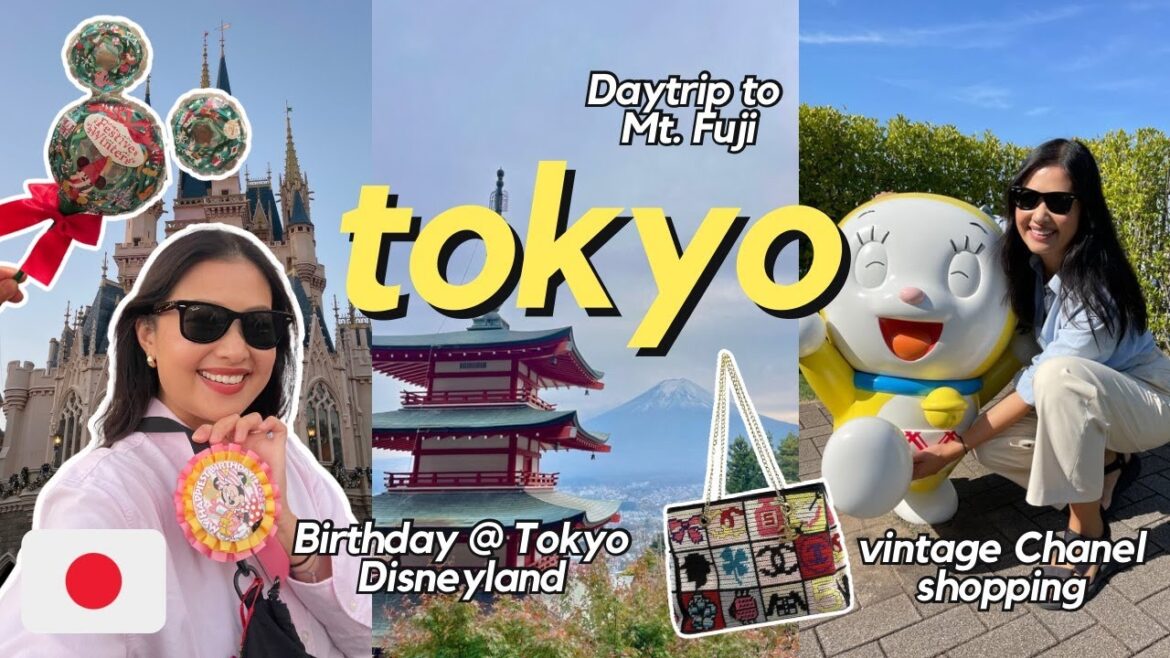 TOKYO vlog π―π΅π»ποΈ | Tokyo Disneyland, Day trip to Mt. Fuji, Doraemon Museum, vintage Chanel shopping TOKYO vlog π―π΅π»ποΈ | Tokyo Disneyland, Day trip to Mt. Fuji, Doraemon Museum, vintage Chanel shopping
