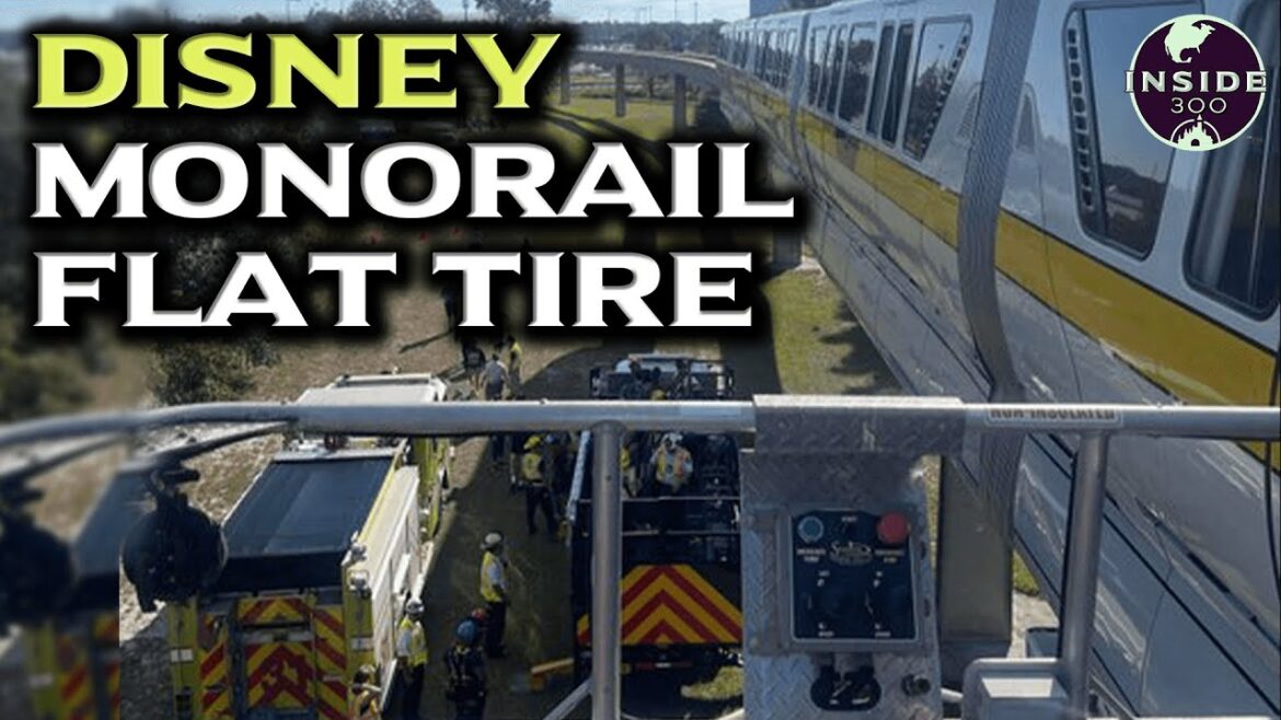 Guests Stranded on Disney World Monorail after Flat Tire