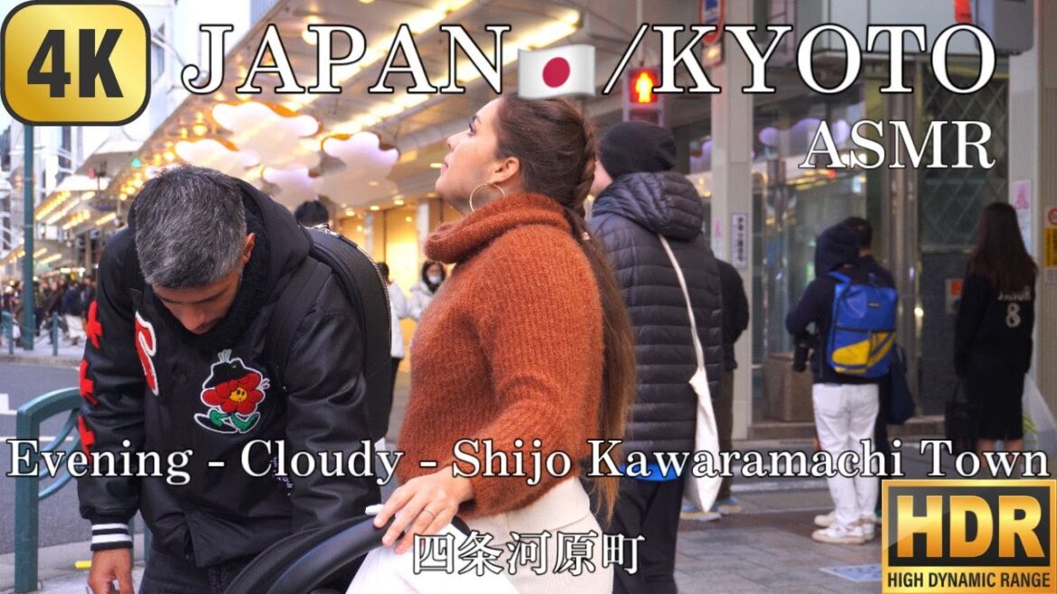 【4K HDR】Unlocking Kyoto’s Charms: ASMR Tour of Shijo Kawaramach.🇯🇵🛍️京都の魅力の解除:四条河原町ASMRツアー #Japan