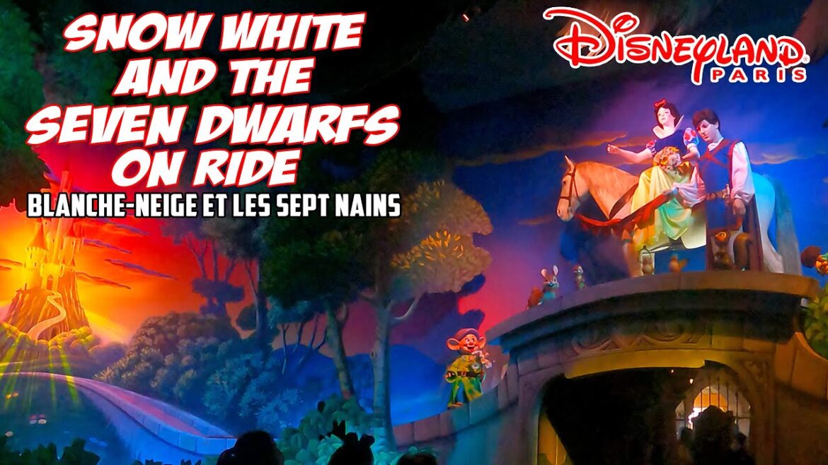 Snow White On Ride in Fantasyland at Disneyland Paris [4K]