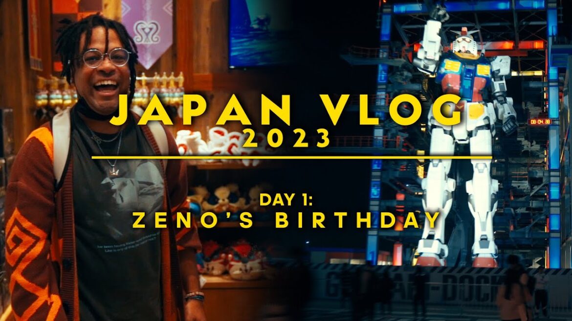 [JAPAN VLOG 2023] DAY 1 - Zeno's Birthday, First Day in Japan, Seeing The Gundam Factory
