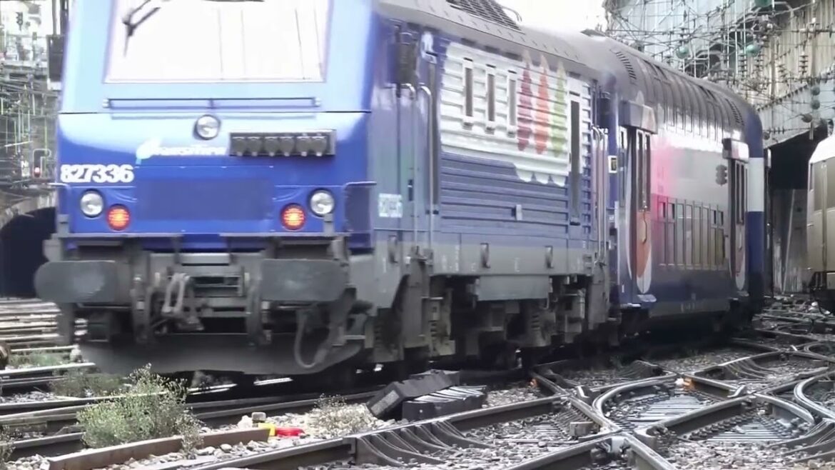 Trains en Gare de Paris St Lazare Huge Railway traffic ! Trains en Gare de Paris St Lazare Huge Railway traffic !