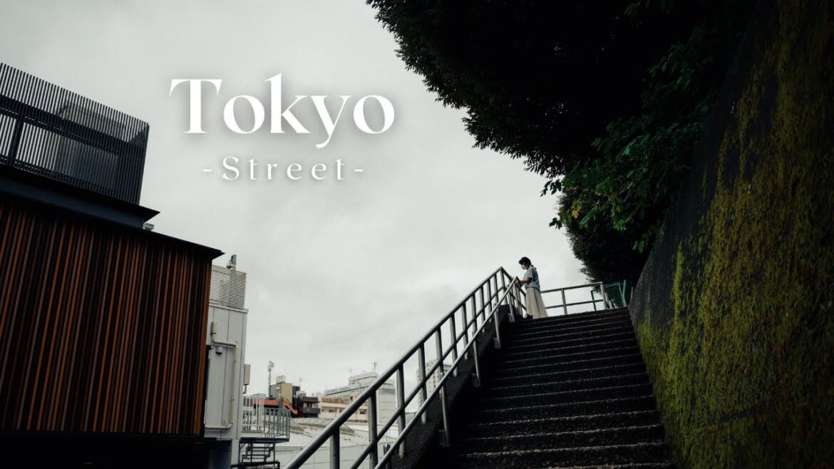 Quietly walking and taking photos in the streets of Tokyo Quietly walking and taking photos in the streets of Tokyo