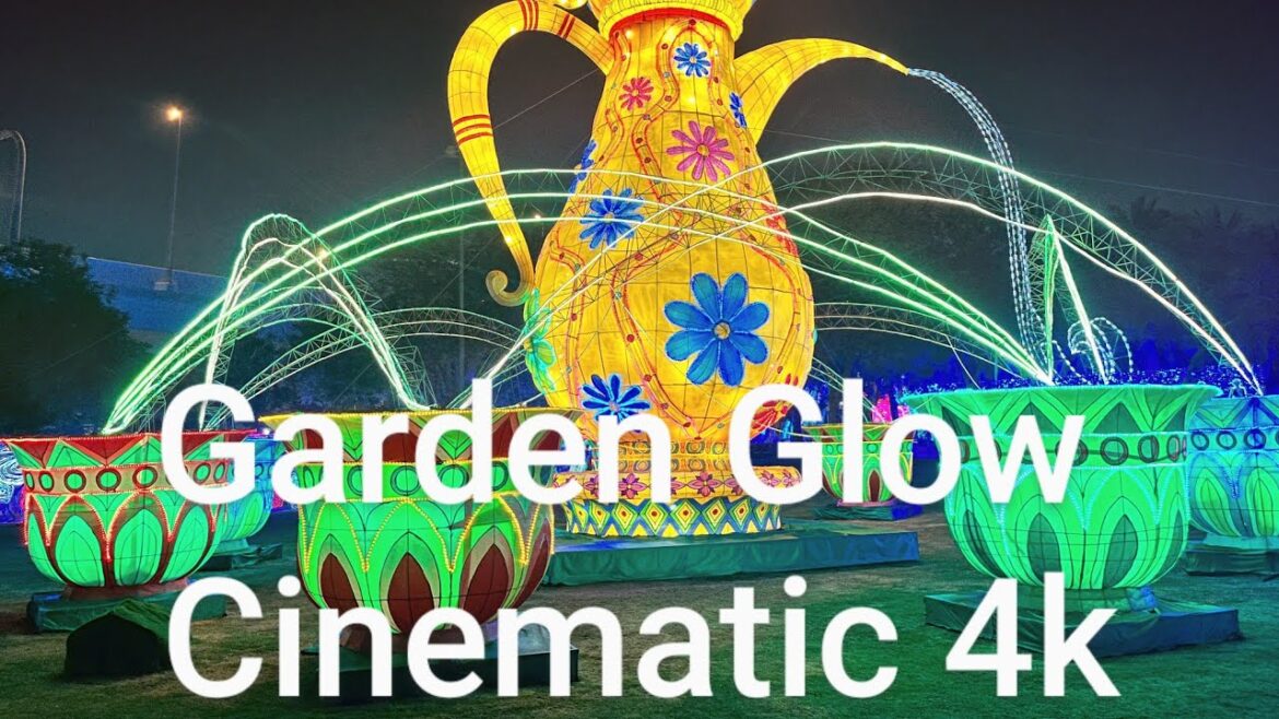 Glow Garden Dubai 4k Walk - Dubai Travel Vlog - Must See Dubai - Visit UAE - Cinematic footage