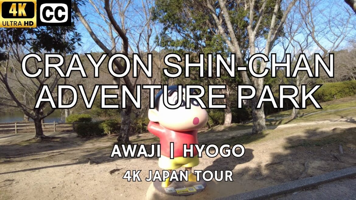 [4K] Japan Walk Tour | Crayon Shin-chan Adventure Park | Awaji
