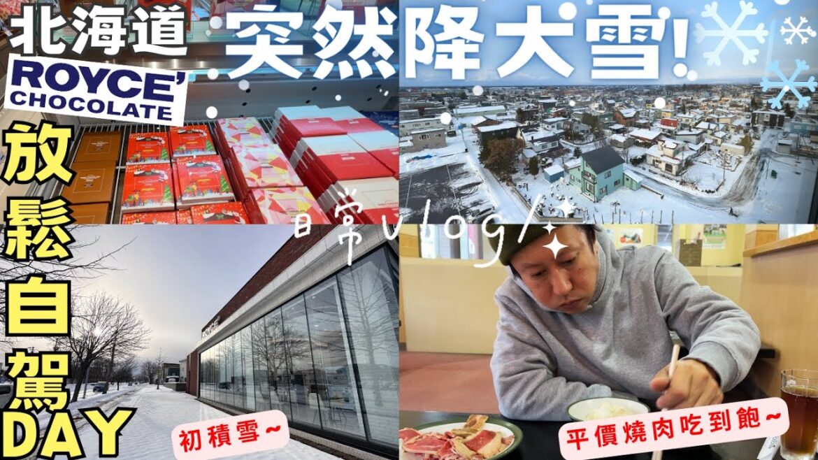 【北海道初冬日常】突如其來的大雪|車子除雪|Royce巧克力店|自駕放風|平價燒肉食べ放題‧Hokkaido Vlog EP16 【北海道初冬日常】突如其來的大雪|車子除雪|Royce巧克力店|自駕放風|平價燒肉食べ放題‧Hokkaido Vlog EP16