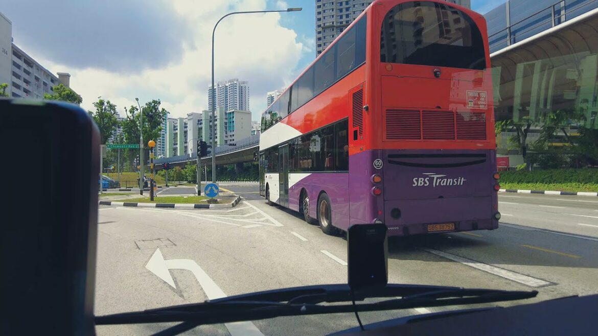 [4K]Street view - take a bus tour of Singapore
