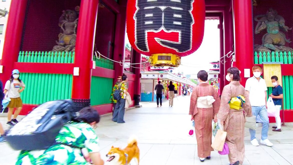 [Asakusa Walk in Tokyo] Enjoy sightseeing ♪ (4K ASMR non-stop 1 hour 01 minutes)