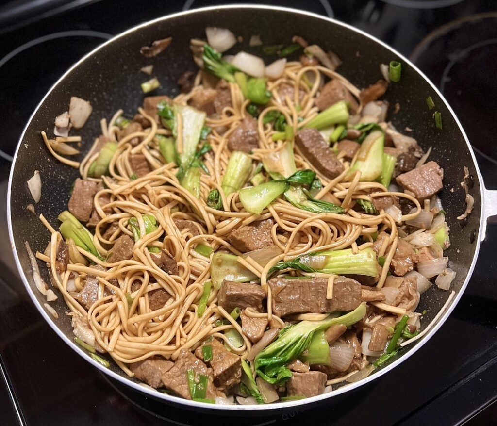 Beef Udon Stir Fry
