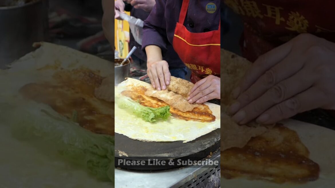 JianBing ❤️❤️ #shorts #streetfood