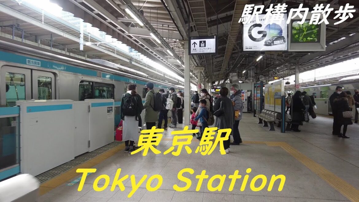 Take a walk inside Tokyo Station　東京駅構内を散歩 【2022】