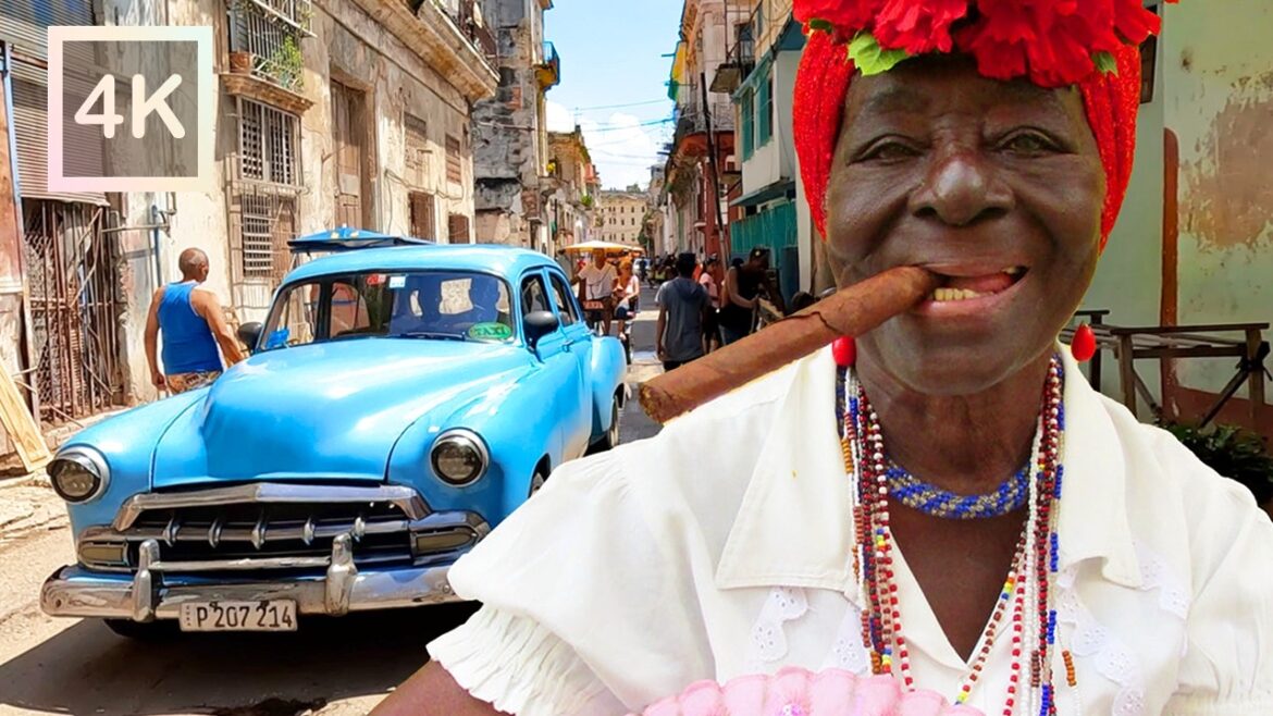HAVANA, CUBA — Walking Tour (Voice Narrated) 4K 🇨🇺