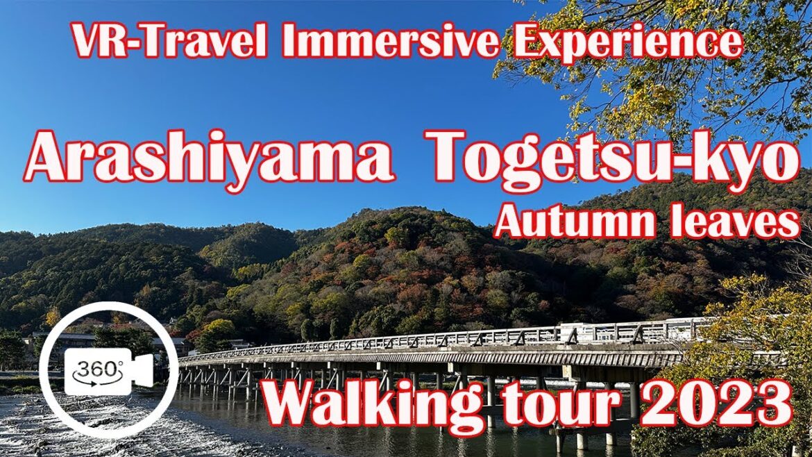 Arashiyama Togetsukyo Walking Tour Autumn Leaves Exploring Kyoto 2023 嵐山 渡月橋 紅葉 #渡月橋 #紅葉スポット