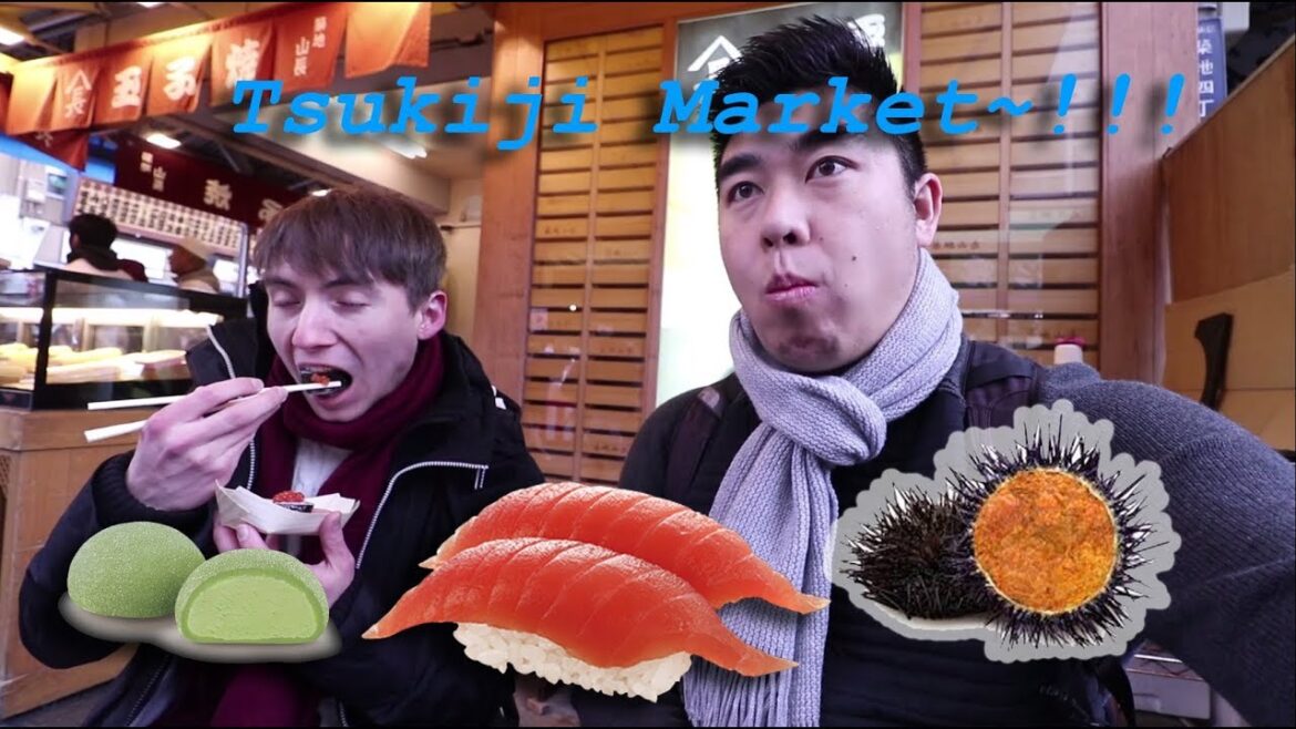 Japan Vlog #5 - TSUKIJI MARKET TOUR