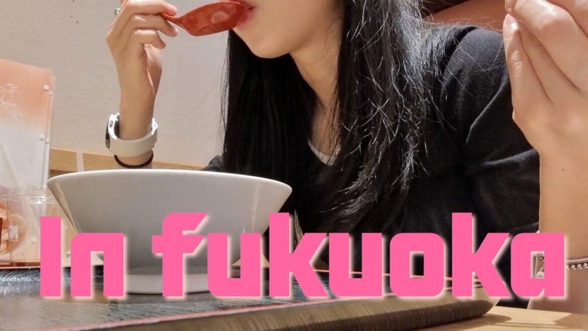 후쿠오카 여행 브이로그2 / 맛집만 골라다닌 여행, 카페추천, 나카스포장마차 | fukuoka travel, mukbang, vlog