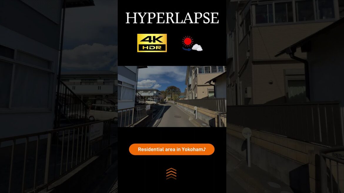 4K・JAPAN Virtual Tour★Residential area in Yokoham♪ #Shorts 4K・JAPAN Virtual Tour★Residential area in Yokoham♪ #Shorts