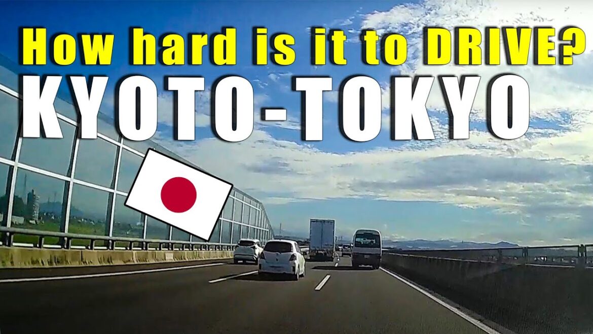 How roads between Kyoto and Tokyo look? Dashcam driving with European eyes.