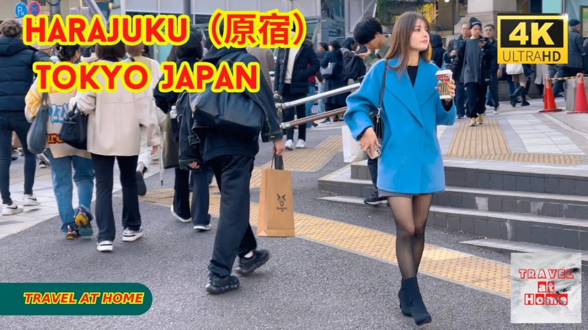 4k hdr japan travel | Walk in Harajuku（原宿）Tokyo japan |  Relaxing Natural City ambience