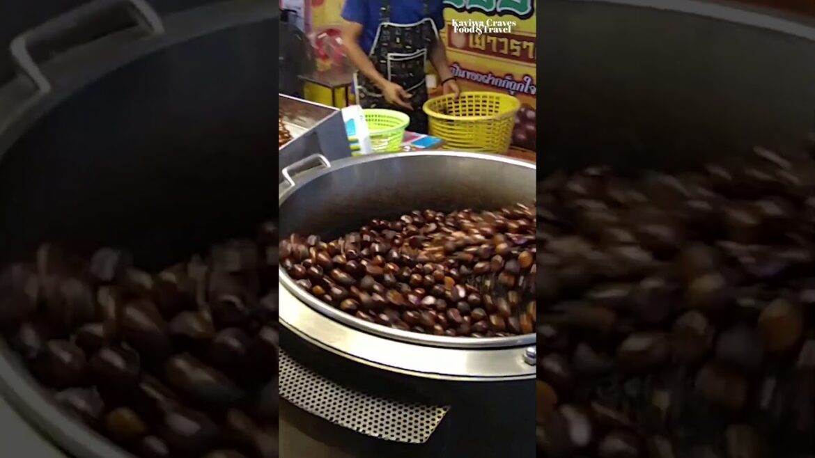 Tasty nuts Thai streetfood