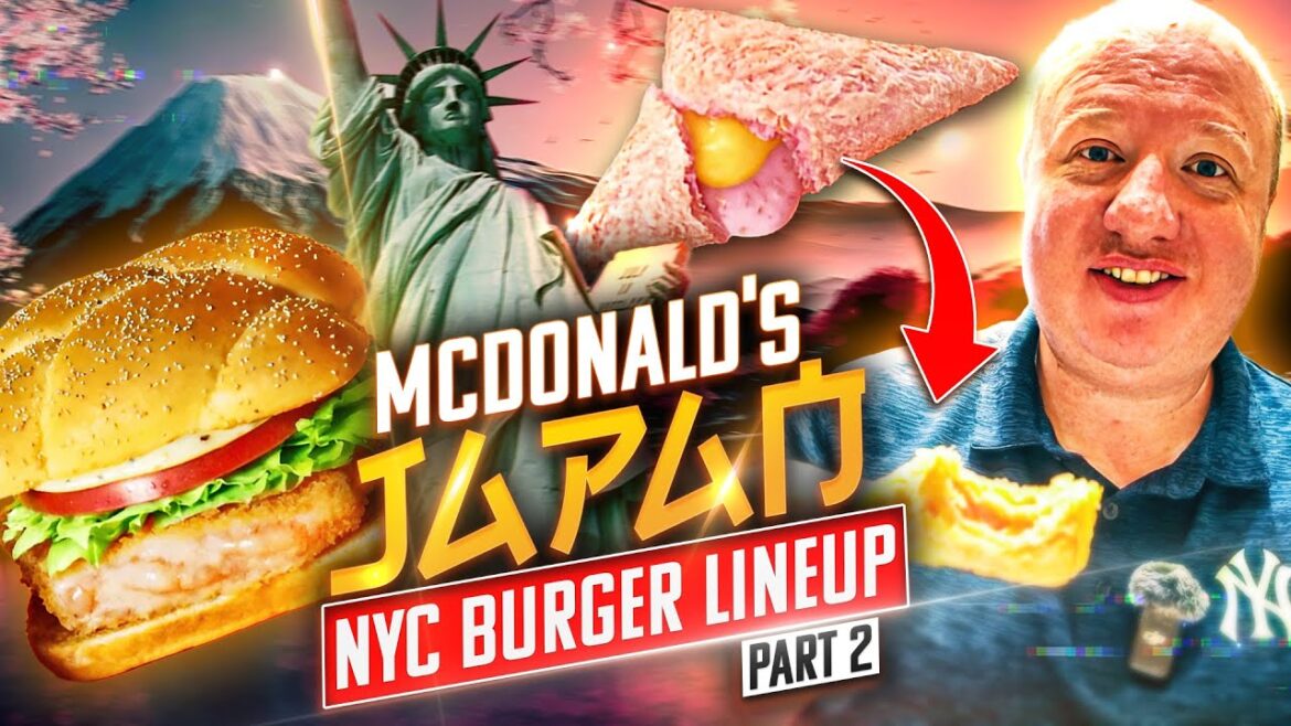 First Time Trying Mcdonald's Japan New York Burger Part 2!