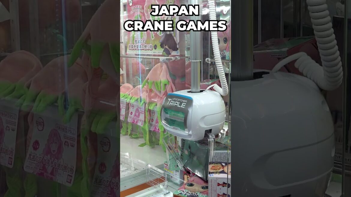 Japan Crane Games #japan #japantravel #cranegame #cranegames #prize #anime #animefigures  #arcade