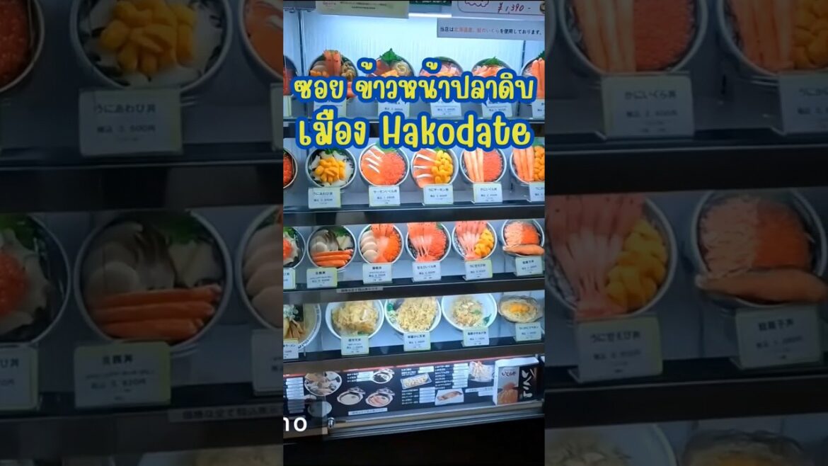 ตรอกข้าวหน้าปลาดิบ Hakodate #ฮาโกดาเตะ #Hakodate #เที่ยวญี่ปุ่นด้วยตัวเอง #เนวิเกตุ้ย #Travel