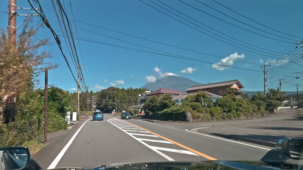 Riding taxi from Shin-Fuji station to Fujinomiya・4K HDR Riding taxi from Shin-Fuji station to Fujinomiya・4K HDR