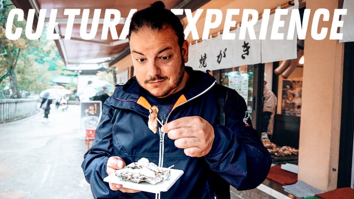 First Time Sleeping in a Ryokan & Japanese Street Food Tour | Miyajima, Japan 🇯🇵