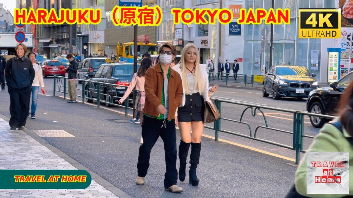4k hdr japan travel | Walk in Harajuku（原宿）Tokyo japan |  Relaxing Natural City ambience