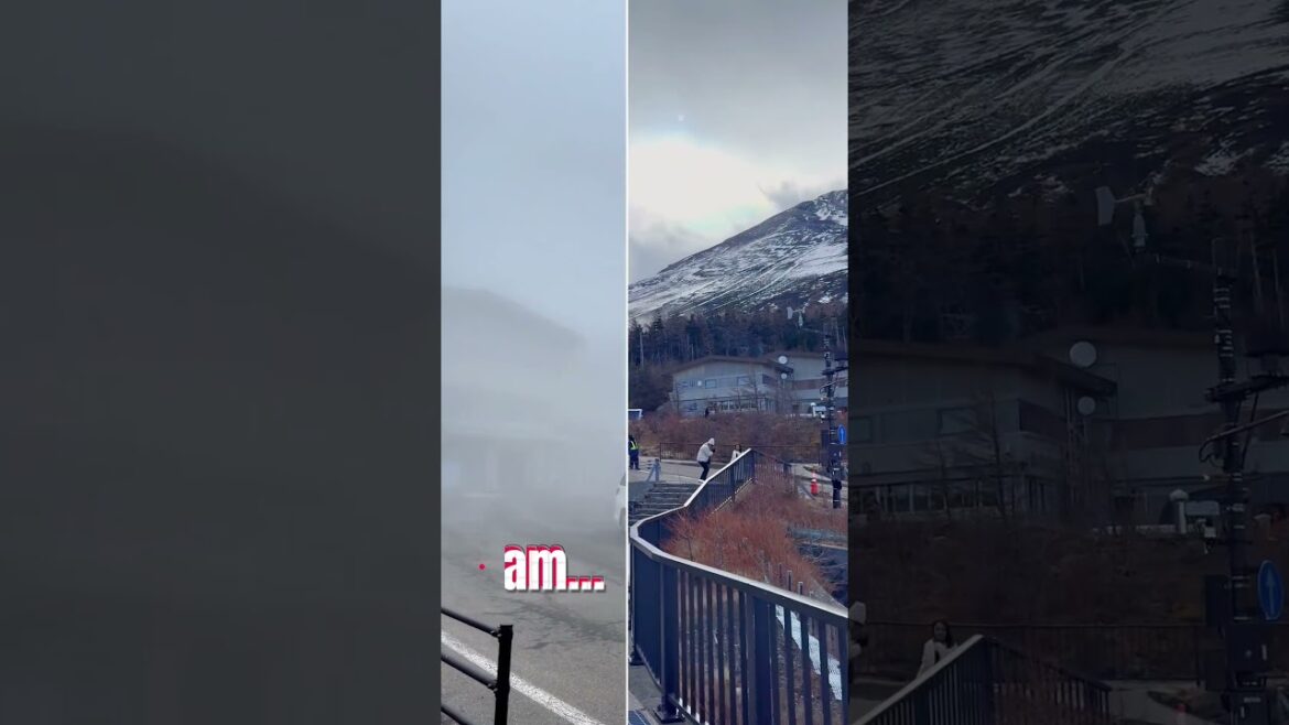 You need luck to see Mount Fuji even if you get so close😂 #travel #mountfuji