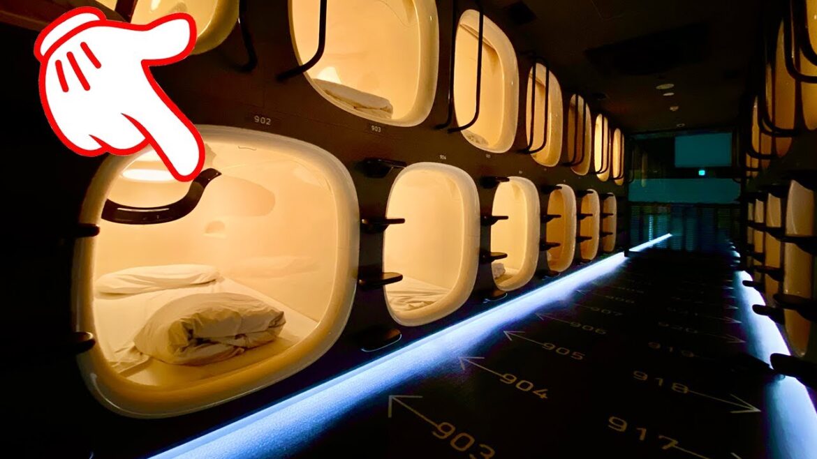 $17! Stayed at a Cheap & Convenient Capsule Hotel in Nagoya | Nine Hours Nagoya Station