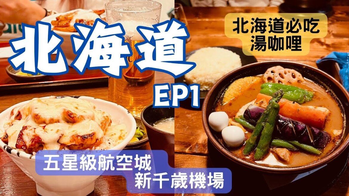 五星級日本新千歲機場! 千歲市值得來嗎? 神秘湯咖哩 大推!!【北海道 ep.1】