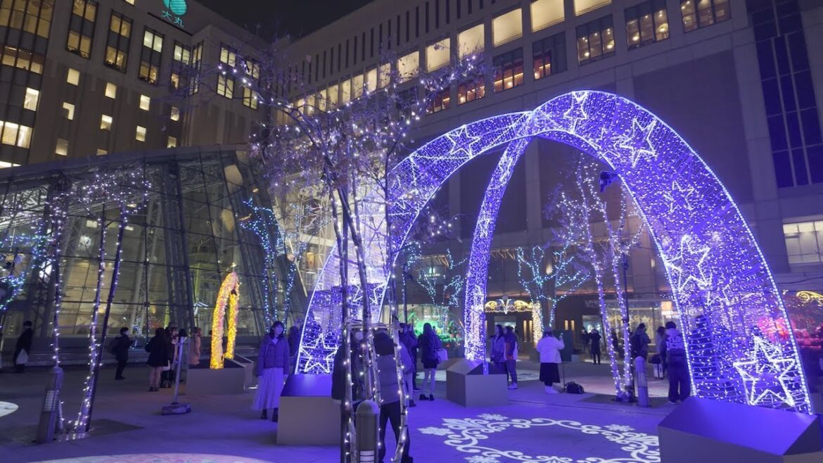 【札幌駅→すすきの】イルミネーションで彩られた冬の札幌を撮り歩く。【さっぽろホワイトイルミネーション】