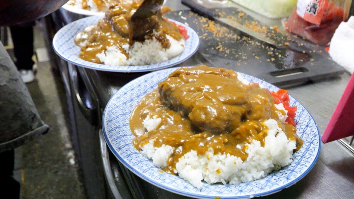 爆量カツカレー！２キロ炒飯！凄まじい大食いアニキが殺到するぶっ壊れ鬼盛り食堂丨Japanese Good Old Diner