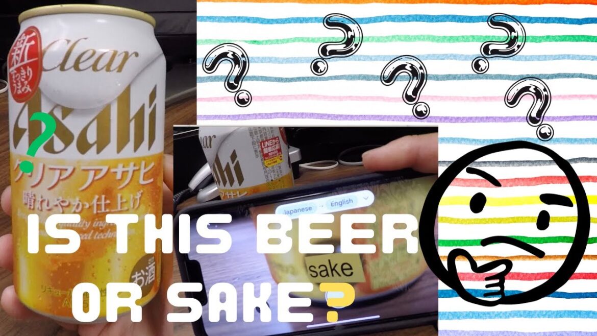 ASAHI CLEAR- BEER OR SAKE? TASTY JAPANESE BEVERAGE CONFUSION ASAHI CLEAR- BEER OR SAKE? TASTY JAPANESE BEVERAGE CONFUSION