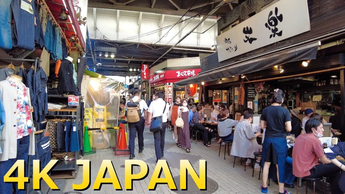 【4K Japan】Tokyo Walk From Ueno Station to Asakusa |  The Most Popular Leisure District