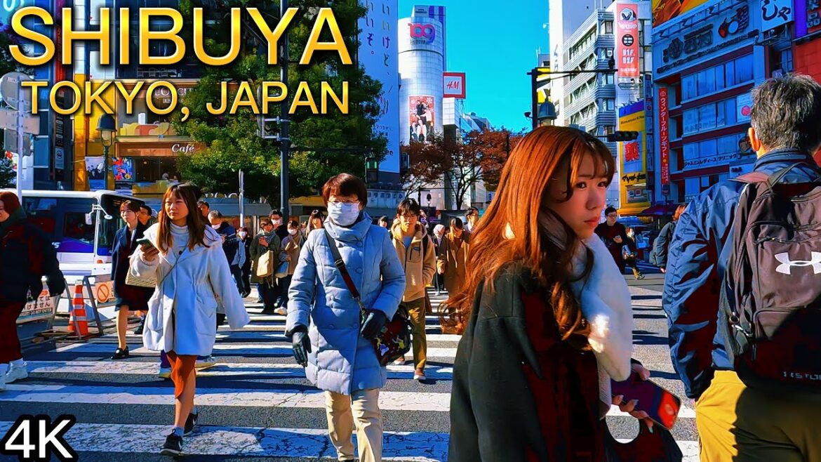 Shibuya  Walking Tour Tokyo Japan 4K 2023