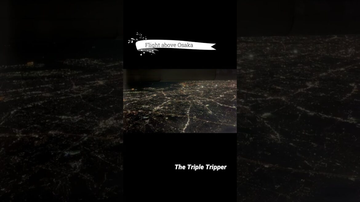 ”Flight above Osaka"  Japan Trip-Log #shorts 2